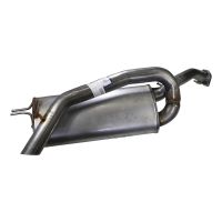 Exhaust muffler rear