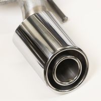 Two-pipe sports silencer