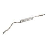 Exhaust pipe with silencer