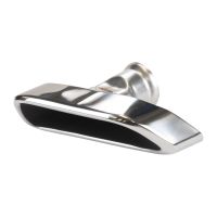 Tailpipe trim on the right