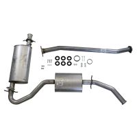 Exhaust system complete without cat.