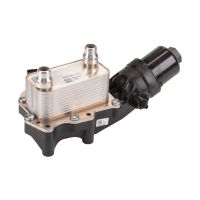 Oil filter housing, oil cooler
