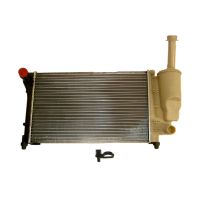 Engine cooler L=501 H=317 W=18 without air-conditioning reservoir plastic