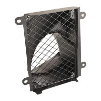 Engine cooler baffle on the left