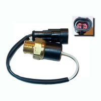 Water temperature control light switch