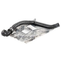 Radiator hose on radiator