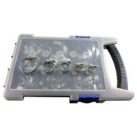 Hose clamp set W1 100 pcs. 9 mm