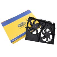 Radiator fan double fan frame without air-conditioning