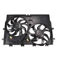 Radiator fan double fan frame - air-conditioning