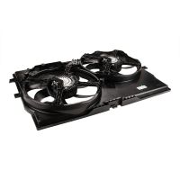 Cooling fan with double frame