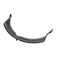 Wind deflector for engine radiator frame