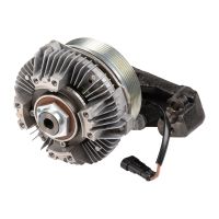 Blower control, viscous clutch