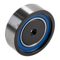Flat belt tension pulley