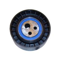 Flat belt pulley for V-ribbed belt