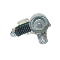 Flat belt pulley for V-ribbed belt