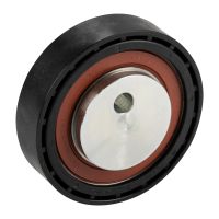 Flat belt pulley for air-conditioning