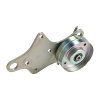 Flat belt tension pulley water pump