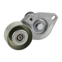 Flat belt tension pulley