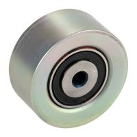 Flat belt tension pulley