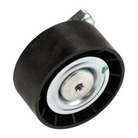 Flat belt tension pulley air-conditioning