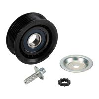 Flat belt tension pulley D=70 W=26 6 ridges