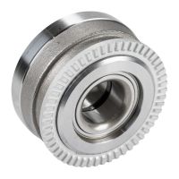 Front wheel bearings on both sides