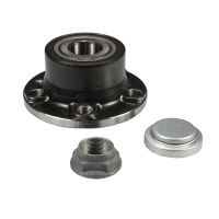 Wheel hub kit with rear wheel bearing active sensor bearing