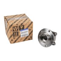 Wheel hub with bearing front