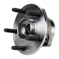 Wheel hub with bearing front