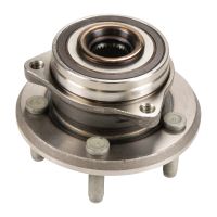 Wheel hub with bearing front