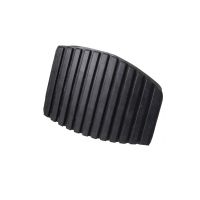 Pedal rubber for brake pedal