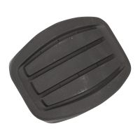 Pedal rubber brake or clutch
