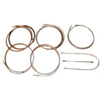 Brake pipe set with ABS