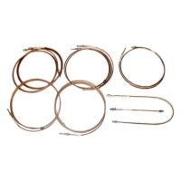 Brake pipe set with ABS