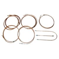 Brake pipe set with ABS