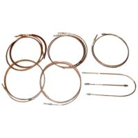 Brake pipe set with ABS