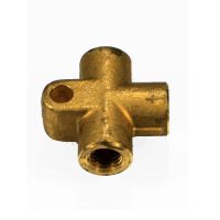 Brake pipe distributor rear axle