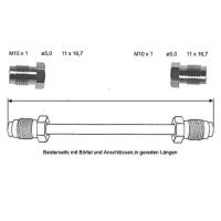 Brake pipe 100 mm 10 x 1