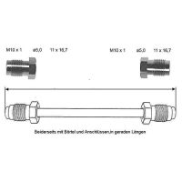 Brake pipe 170 mm 10 x 1
