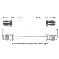 Brake pipe 210 mm 10 x 1