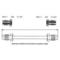 Brake pipe 240 mm 10 x 1
