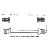 Brake pipe 410 mm 10 x 1