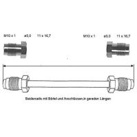 Brake pipe 425 mm 10 x 1