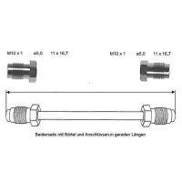 Brake pipe 550 mm 10 x 1
