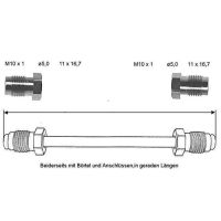 Brake pipe 590 mm 10 x 1
