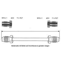 Brake pipe 840 mm 10 x 1