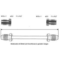 Brake pipe 1100 mm front left