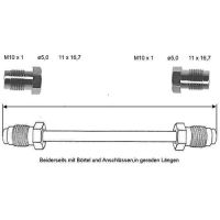 Brake pipe 1370 mm 10 x 1