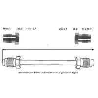 Brake pipe 2700 mm 10 x 1