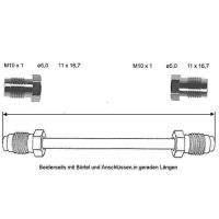 Brake pipe 2800 mm 10 x 1